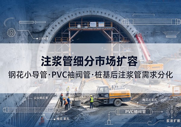 定兴注浆管细分市场扩容，隧道钢花小导管、PVC 袖阀管、桩基后注浆管需求分化